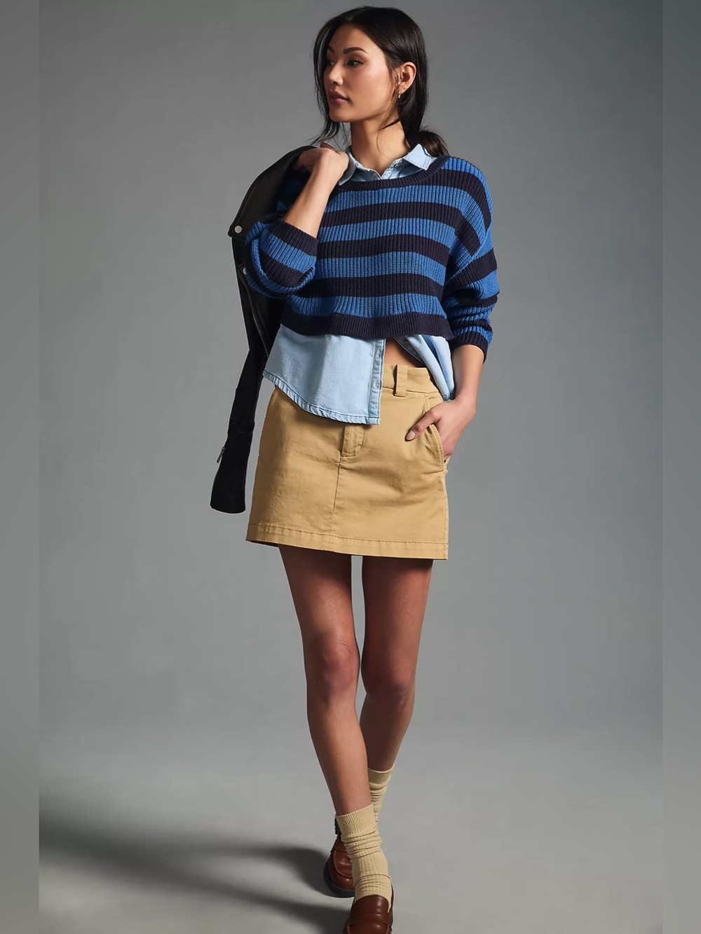 ANTHROPOLOGIE $148 PILCRO LAYERED SWEATER - Picture 2 of 8